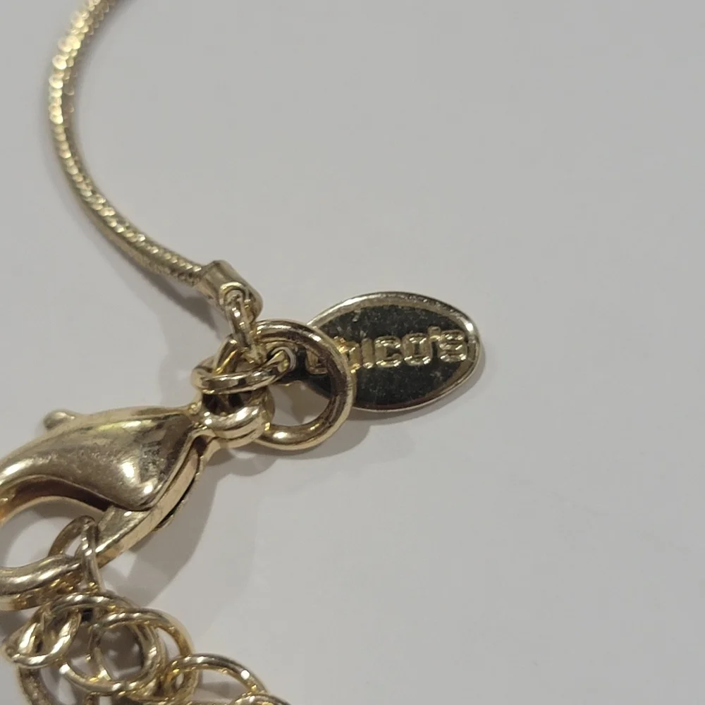 Chico's Gold and Sparkle Chico's Drape Necklace